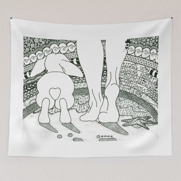 Item preview, Lop Rabbit Beyond the Rainbow Bridge designed and sold by ArtbyMinda.