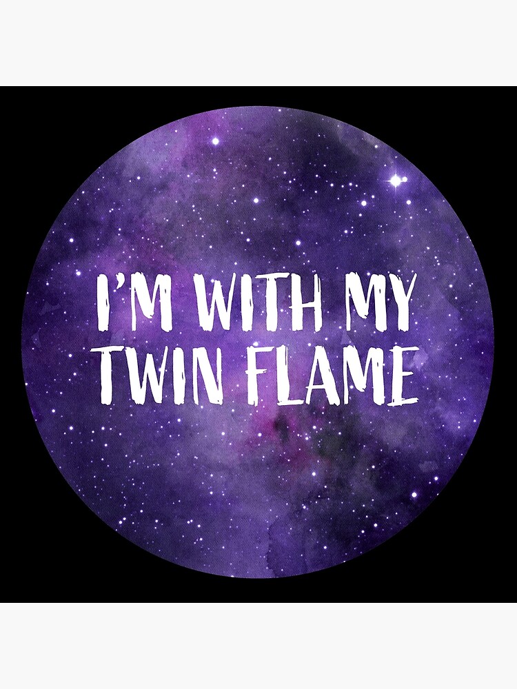 I'm With My Twin Flame | Art Board Print