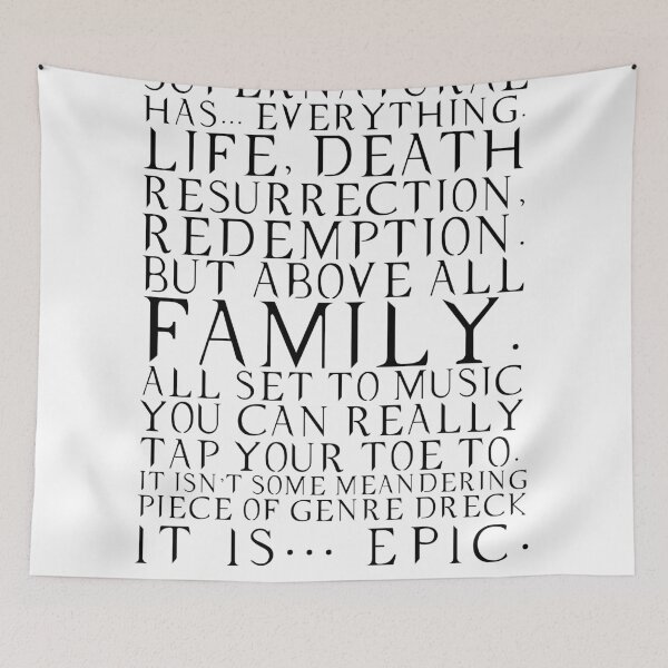 Item preview, Supernatural is epic. designed and sold by Midgardian Fangirl.