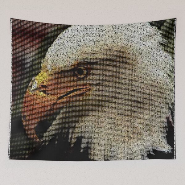 Item preview, ASCii EQUAL EAGLE by ROOTCAT designed and sold by Grimm Land.