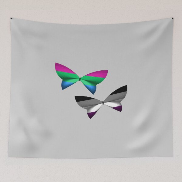 Item preview, Polyromantic Ace Pride Butterflies designed and sold by shaneisadragon.