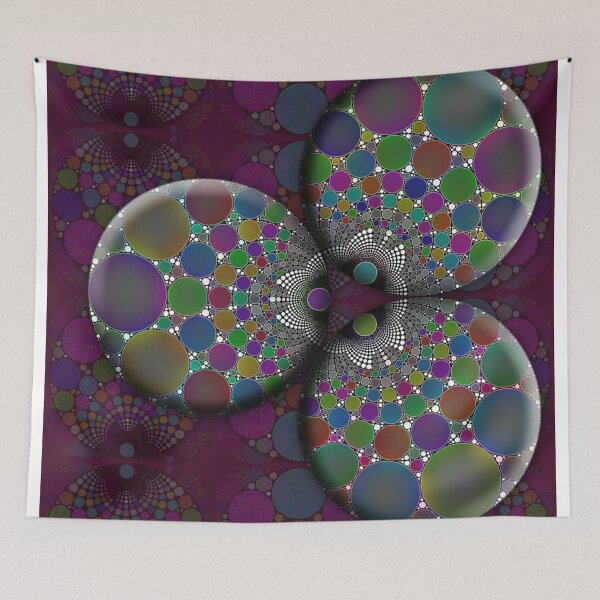 Item preview, "Apollonian Gaskets Nested"© designed and sold by Lisa Clark - Thinker Collection STEM Art and MORE.