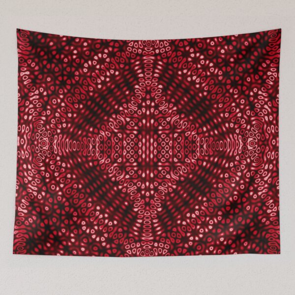 Item preview, Strawberry Red Diffraction Pattern designed and sold by KirstenStar.