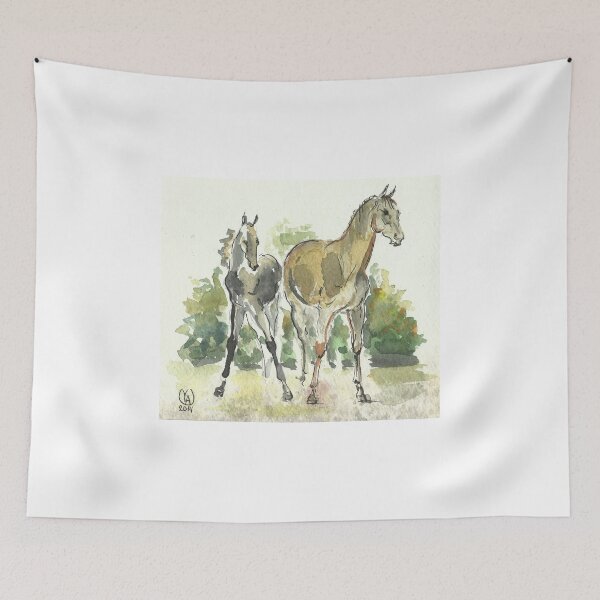 Item preview, "Etude with horses" designed and sold by Yanina Antsulevich.