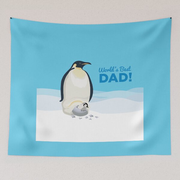 Item preview, Family: Penguin - World's Best Dad designed and sold by Peppermint Narwhal.