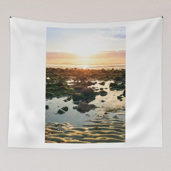 Item preview, serene reflections at rocky beal beach designed and sold by morrbyte.