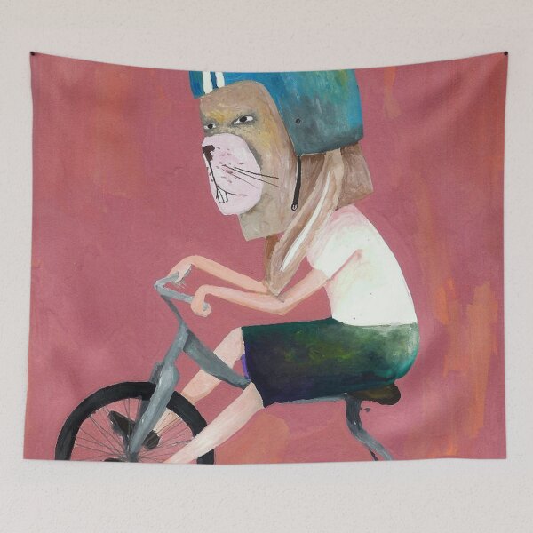 Item preview, conejo en bicicleta 2006 designed and sold by AdriZarate.