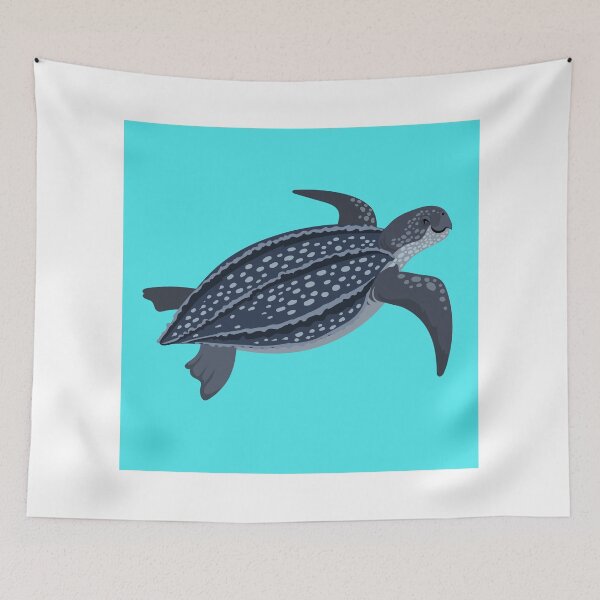 Item preview, Happy Leatherback Sea Turtle designed and sold by Peppermint Narwhal.