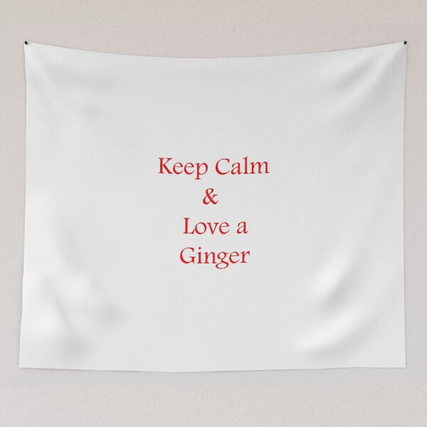 Item preview, Keep Calm, Love a Ginger designed and sold by CoppersMama.