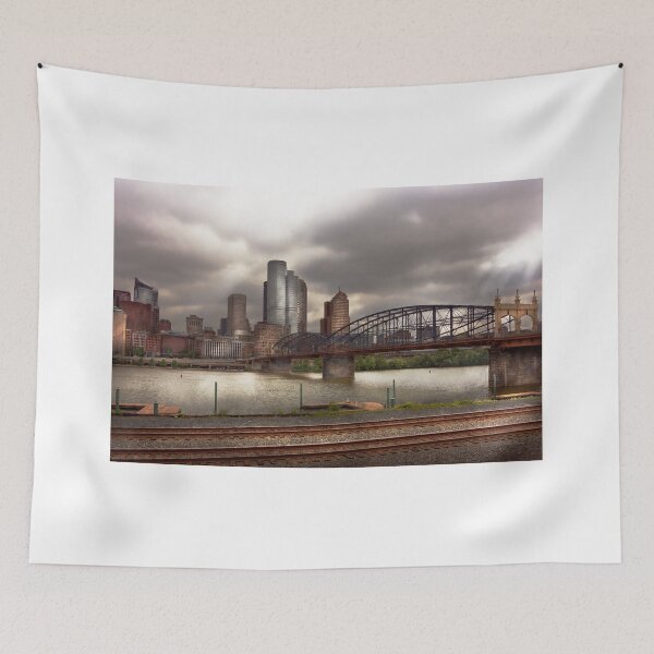 Item preview, City - Pittsburg, PA - Smithfield Bridge  designed and sold by Mike Savad Photography.