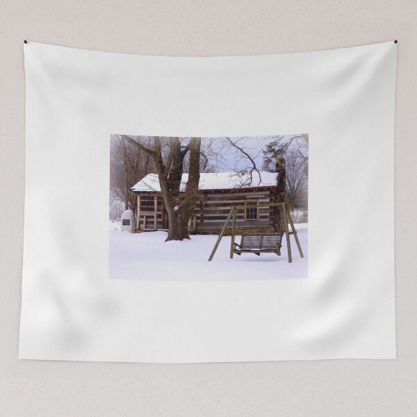 Item preview, Snowy Cabin  designed and sold by Paul Lubaczewski.
