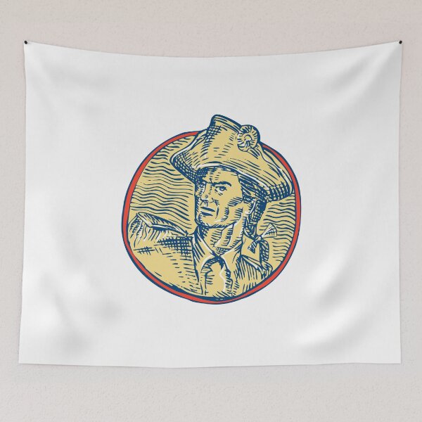 Item preview, American Patriot Side Circle Etching designed and sold by patrimonio.