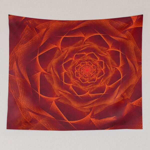 Item preview, Orange Textile Rose designed and sold by Barbara A Lane.