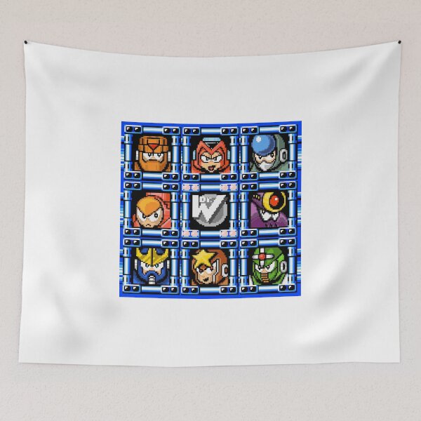 Item preview, Megaman 5 boss select designed and sold by Funkymunkey.