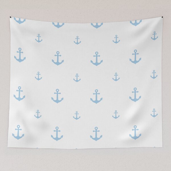 Item preview, Light-Blue Anchors designed and sold by ImageNugget.