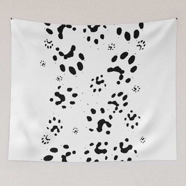 Item preview, Ferret paw prints - white designed and sold by Fennic.