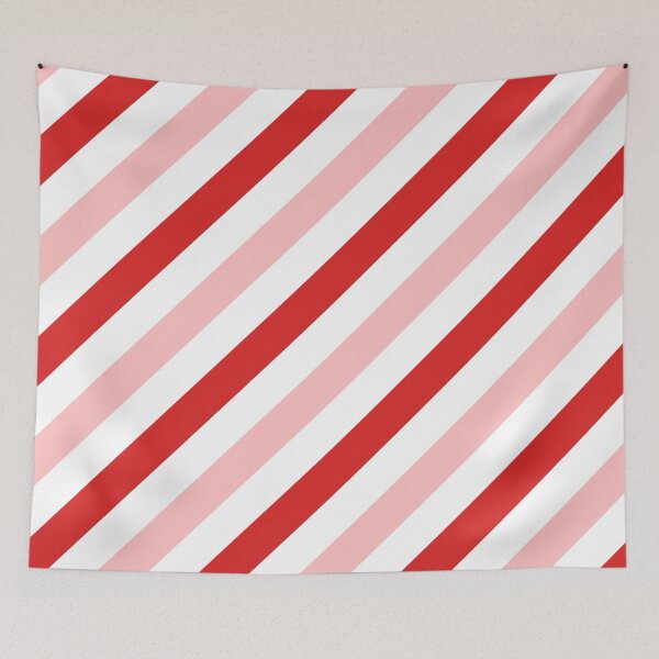 Item preview, LightPink-Diagonal-Tinted-White Two-Tone Diagonal Stripes designed and sold by ImageNugget.