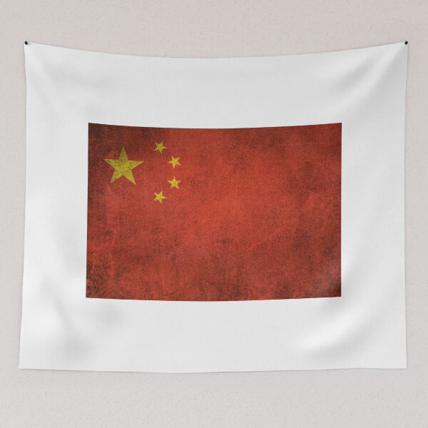 Item preview, Old and Worn Distressed Vintage Flag of China designed and sold by JeffBartels.