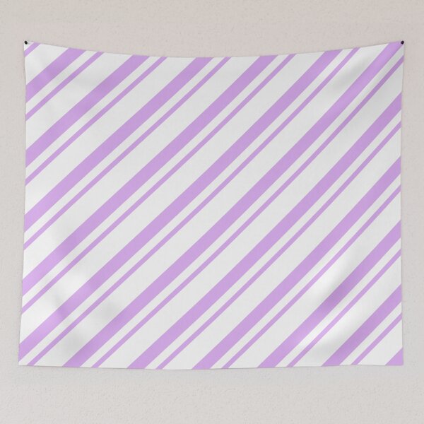 Item preview, Lilac Thin Diagonal Stripes designed and sold by ImageNugget.