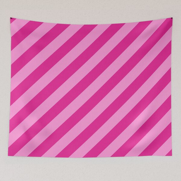 Item preview, HotPink Thick Tinted Diagonal Stripes designed and sold by ImageNugget.