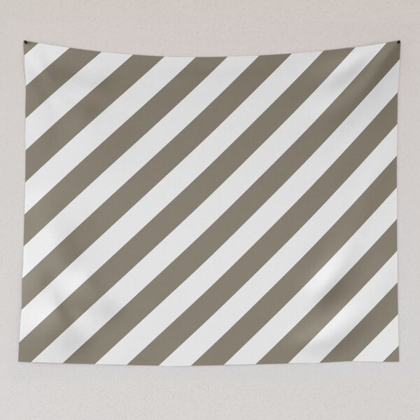 Item preview, Warm-Grey Thick Diagonal Stripes designed and sold by ImageNugget.