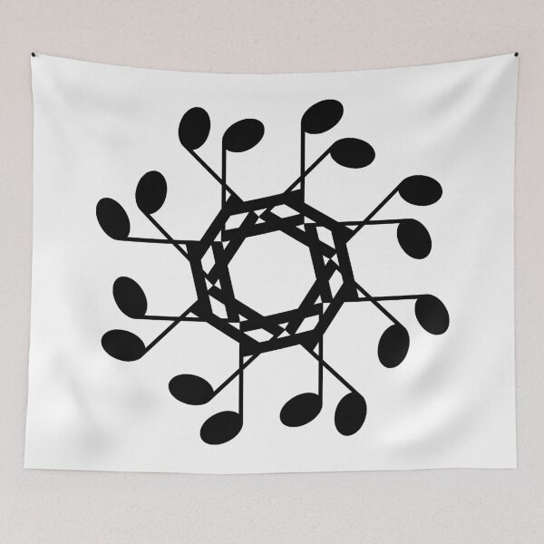 Item preview, Semi-quaver circle designed and sold by Fiona Doyle.