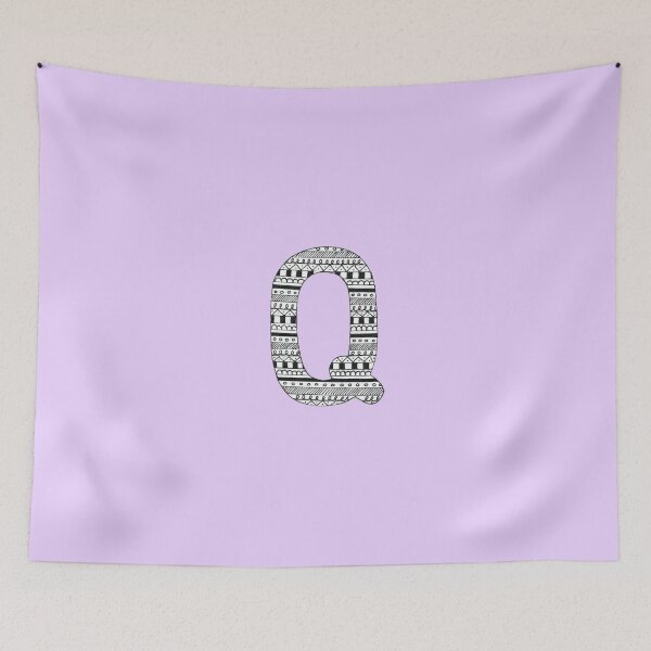 Item preview, 'Q' Patterned Monogram designed and sold by tadvani.