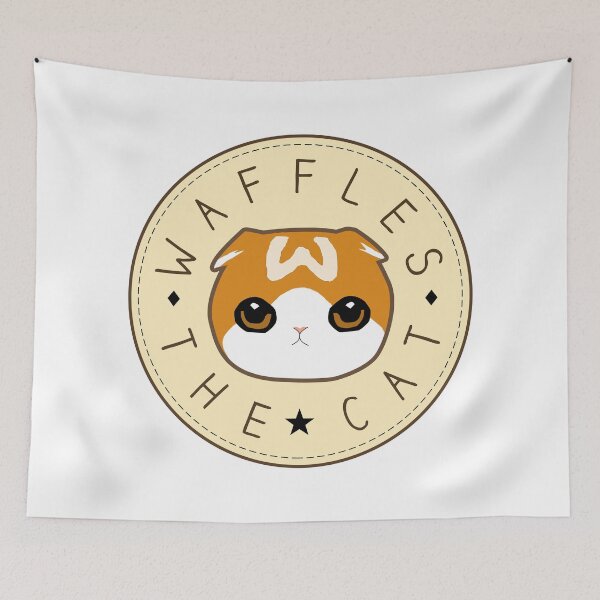 Item preview, Waffles Logo designed and sold by WafflesCat.