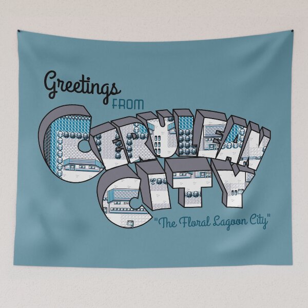 Item preview, Greetings from Cerulean City designed and sold by merimeaux.