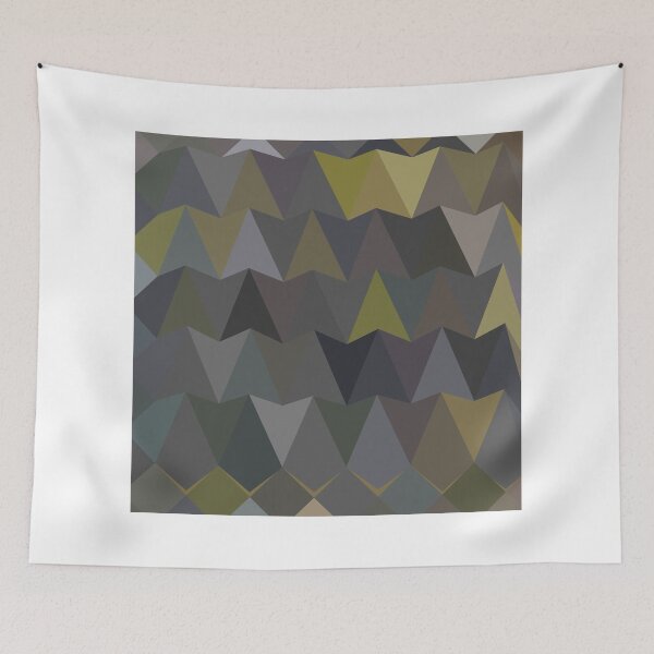 Item preview, Feldgrau Gray Abstract Low Polygon Background designed and sold by retrovectors.