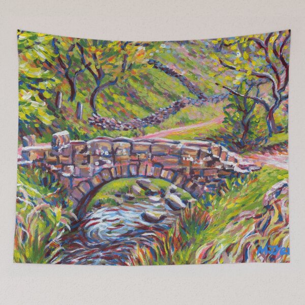 Item preview, Acrylic painting, Three Shires, Peak District art designed and sold by Marion Yeo.
