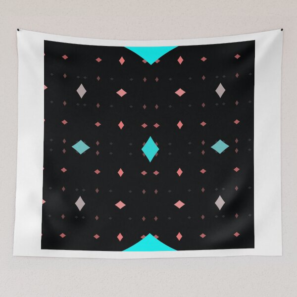 Item preview, Diamond Pattern with Aqua, Pink, and Black designed and sold by Jessielee72.