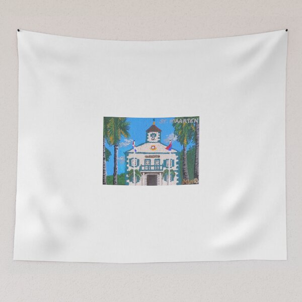 Item preview, Courthouse in St. Maarten designed and sold by Art by Margaret.