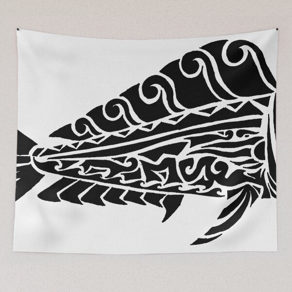 Item preview, Mahi Mahi Tribal Design  designed and sold by KitayamaDesigns.