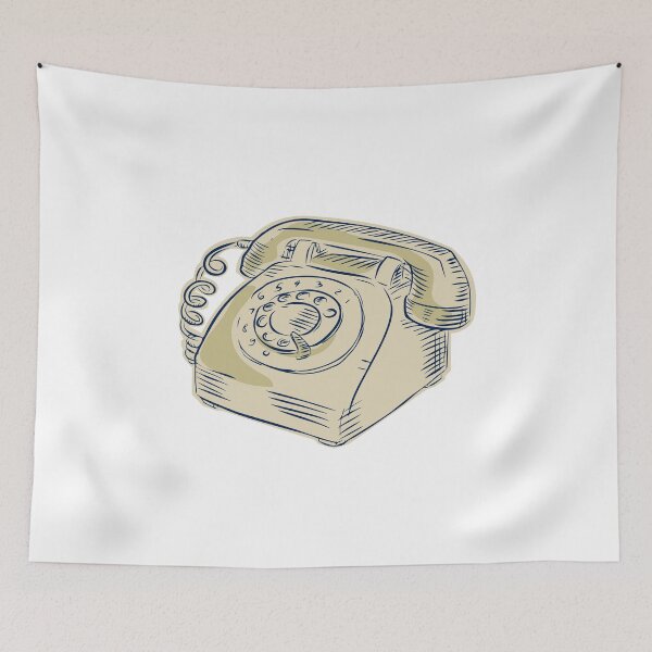 Item preview, Telephone Vintage Etching designed and sold by patrimonio.