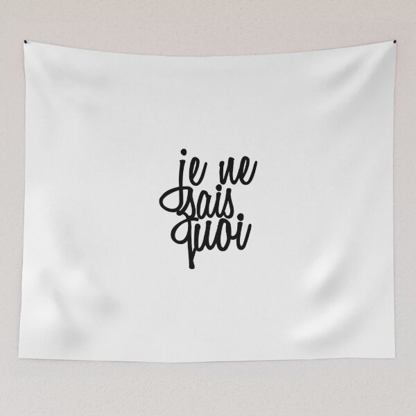 Item preview, "Je Ne Sais Quoi" French Quote  designed and sold by Blkstrawberry.