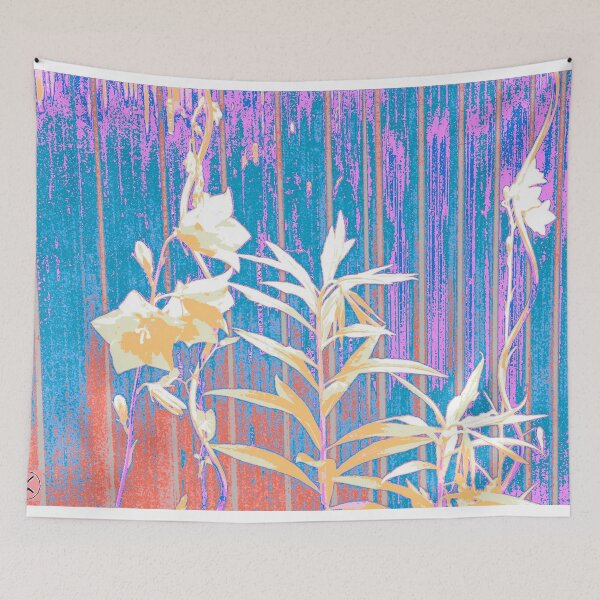 Item preview, Bellflowers-Picture in gentle and smooth colours designed and sold by Carine Werthmann.