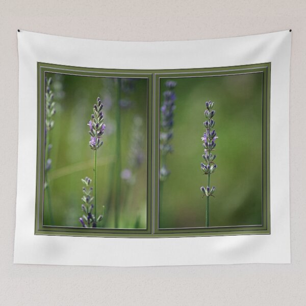Item preview, Lyrical Lavender Diptych designed and sold by WalnutHill.