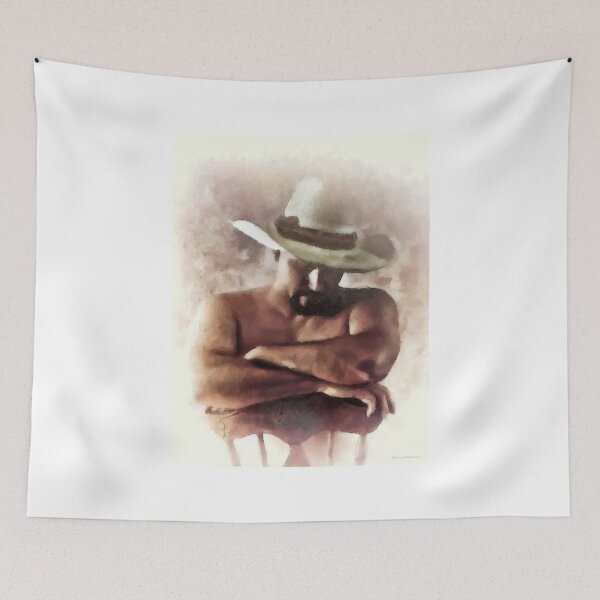 Item preview, Contemplative Cowboy designed and sold by Barbara D Richards.