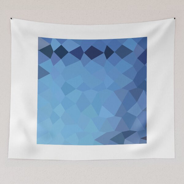 Item preview, Blizzard Blue Abstract Low Polygon Background designed and sold by retrovectors.