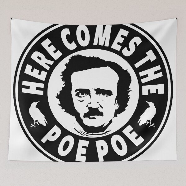 Artikelvorschau, Hier kommt der Poe Poe entworfen und verkauft von Tee-Nation.