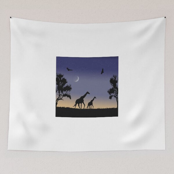 Item preview, giraffes at dawn designed and sold by poupoune.