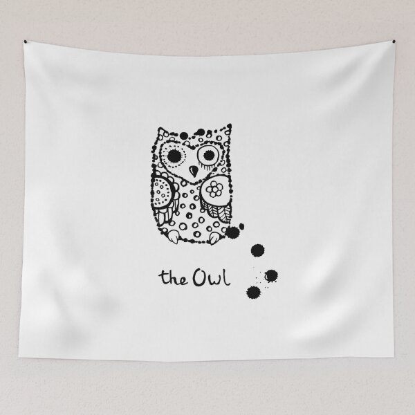 Item preview, Funny sleeping crazy owl designed and sold by Mehendra.