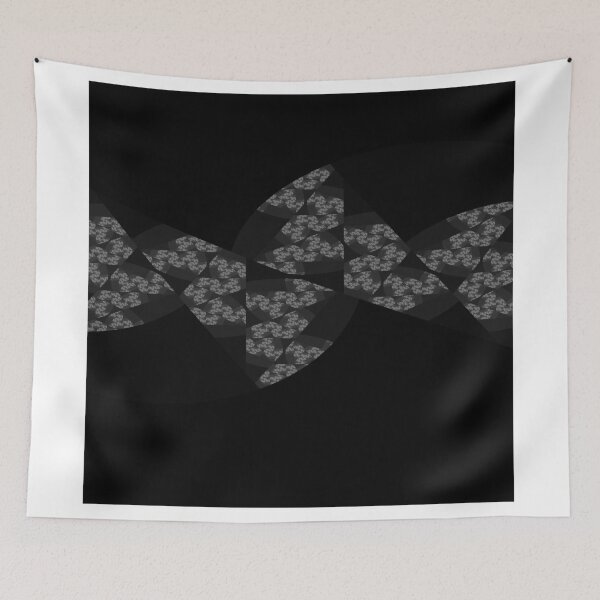 Item preview, Black and Gray Cone Fractal designed and sold by Jessielee72.