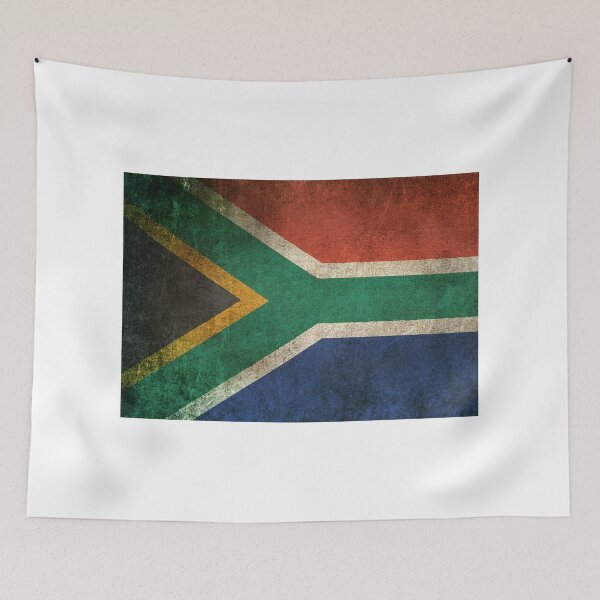 Item preview, Old and Worn Distressed Vintage Flag of South Africa designed and sold by JeffBartels.