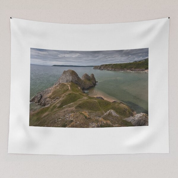 Item preview, Three Cliffs Bay and the Great Tor designed and sold by Leighton Collins.