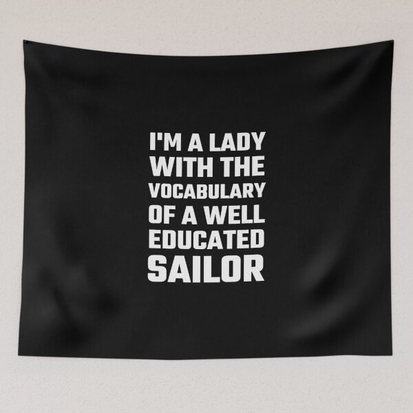 Item preview, I'm A Lady With The Vocabulary Of A Well Educated designed and sold by evahhamilton.