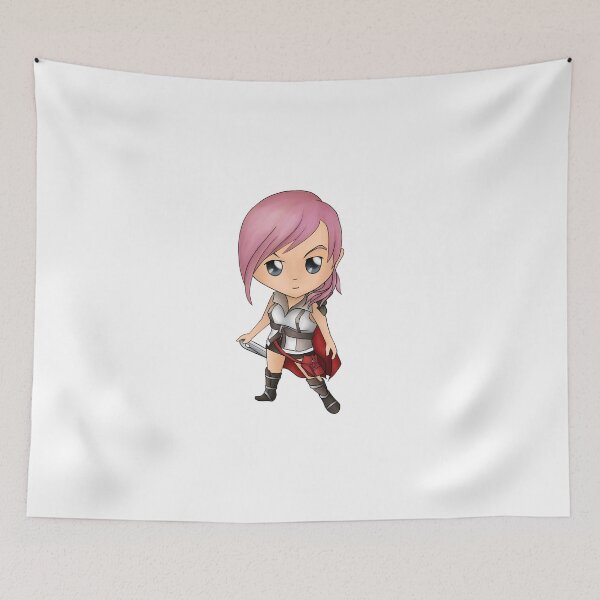 Item preview, Lightning Chibi (Final Fantasy 13) designed and sold by cavycakeprints.