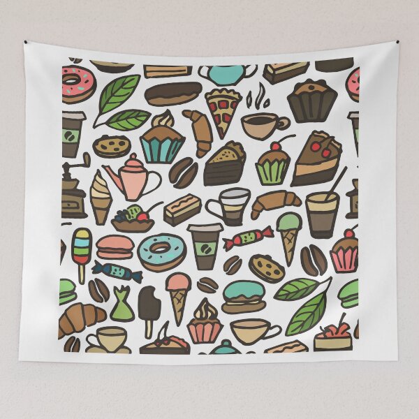 Item preview, Coffee and pastry.  designed and sold by JuliaBadeeva.