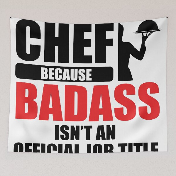 Item preview, Chef. Because badass isn't an official job title designed and sold by nektarinchen.